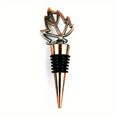 10pcs Maple Leaf Wine Stoppers Metal Bottle Stoppers