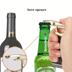 2 In 1 Bottle Opener Wine Opener Portable Cap Opener