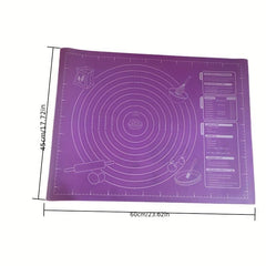 Non-Stick Silicone Pastry Mat 45x59cm for Baking Bread Cookie Making