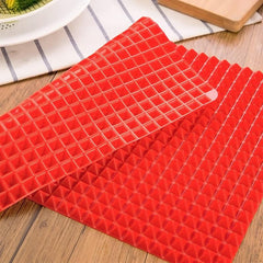 Non Stick Silicone Pyramid Cooking Mat Easy Cleanup