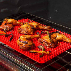 Non Stick Silicone Pyramid Cooking Mat Easy Cleanup