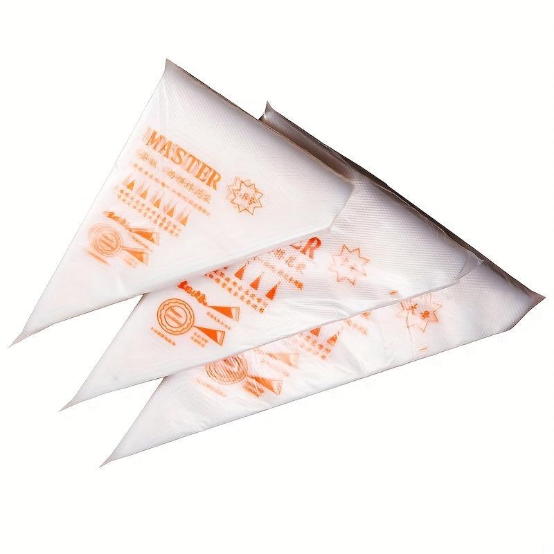100pcs Cake Decorating Kit Disposable Piping Icing Bags & Plastic Piping Bags