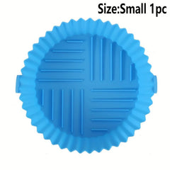 5pcs Silicone Air Fryer Liners, BPA Free Reusable Baking Tray
