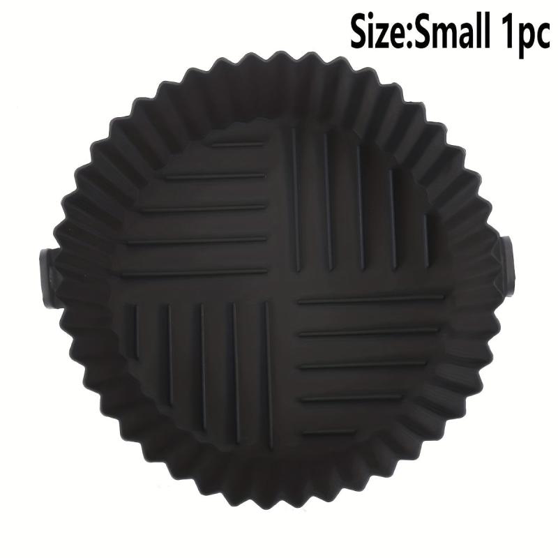 5pcs Silicone Air Fryer Liners, BPA Free Reusable Baking Tray