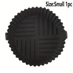 5pcs Silicone Air Fryer Liners, BPA Free Reusable Baking Tray