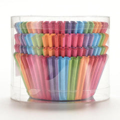 100pcs Colorful Cake Trays for Cupcakes & Cakes