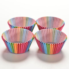 100pcs Colorful Cake Trays for Cupcakes & Cakes