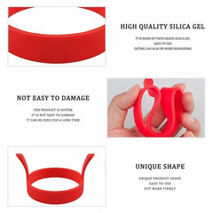 4pcs Silicone Egg Poach Ring Mould Kitchen Cooking