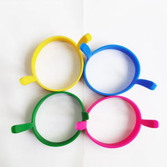 4pcs Silicone Egg Poach Ring Mould Kitchen Cooking