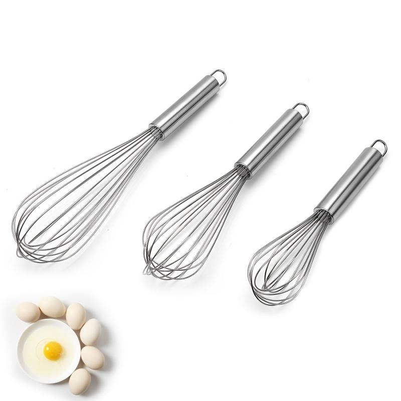 Stainless Steel Whisk Cooking Mixer Whisk 8in 10in 12in