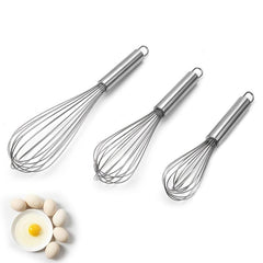 Stainless Steel Whisk Cooking Mixer Whisk 8in 10in 12in