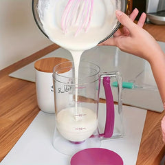 Handheld Batter Dispenser Cupcake Funnel Measuring Cup Baking Tool