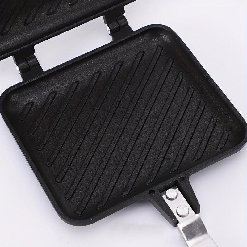 Double Sided Non Stick Grilling Pan for Sandwiches and Waffles