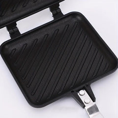Double Sided Non Stick Grilling Pan for Sandwiches and Waffles