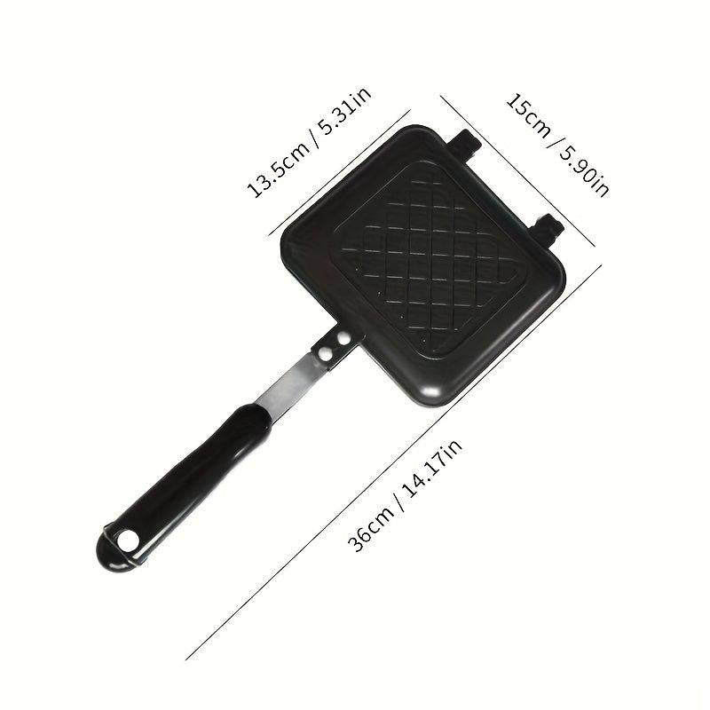Double Sided Non Stick Grilling Pan for Sandwiches and Waffles