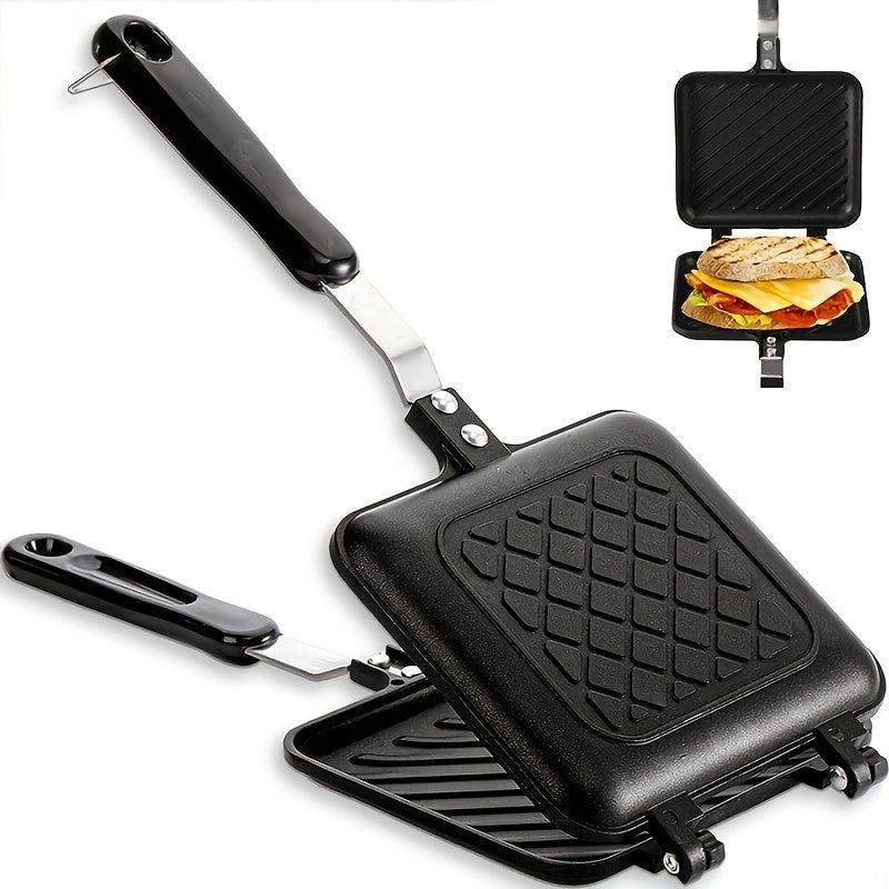 Double Sided Non Stick Grilling Pan for Sandwiches and Waffles