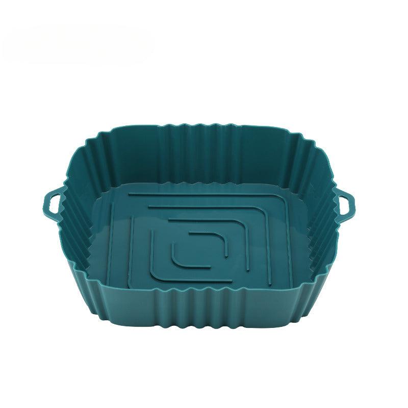 1pc Silicone Air Fryer Liner Square Basket Pot Silicone Basket