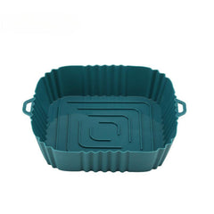 1pc Silicone Air Fryer Liner Square Basket Pot Silicone Basket