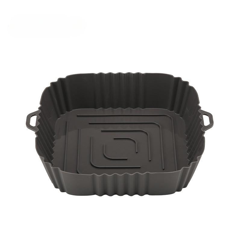1pc Silicone Air Fryer Liner Square Basket Pot Silicone Basket