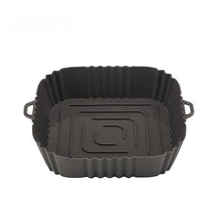 1pc Silicone Air Fryer Liner Square Basket Pot Silicone Basket