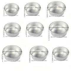 Anodized Aluminum Cake Pan Removable Bottom Baking Pan