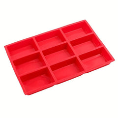 1pc Silicone Cake Mold 9 Cavity 3D High Temp Sugarcraft Bread Fondant Baking Mol