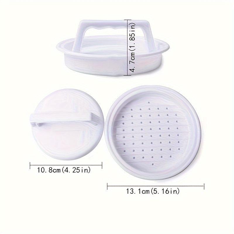 Meat Press Round Burger Stamping Tool BBQ Cake Making Dies Kitchen Gadgets