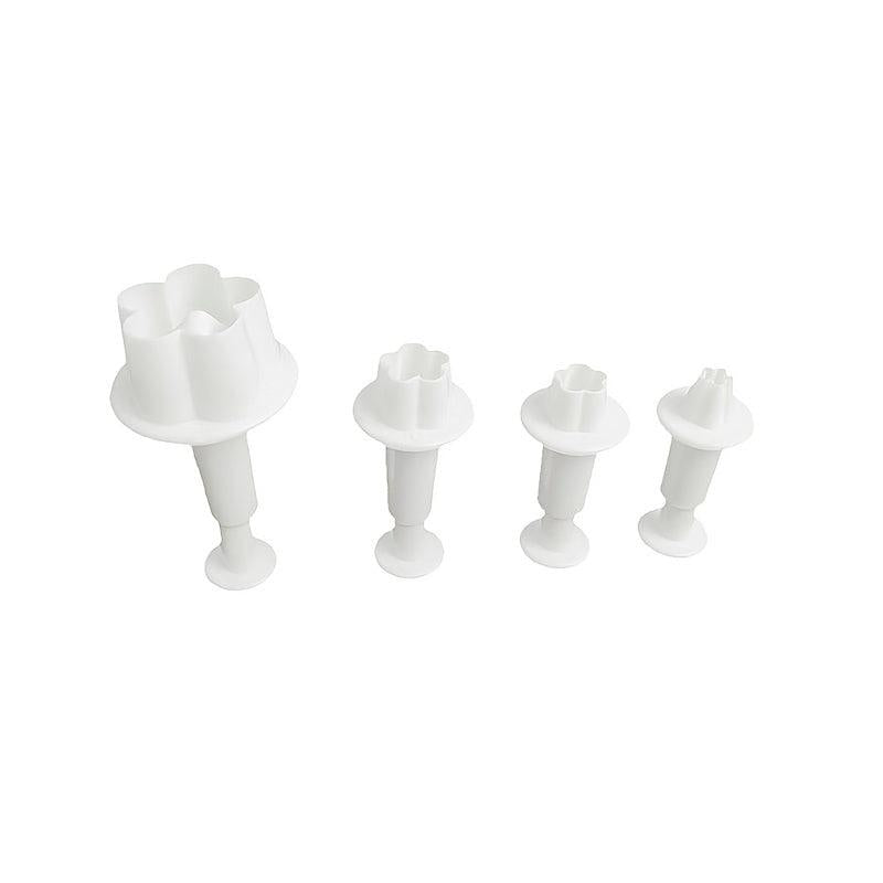 4pcs Petal Spring Press Mold Flap Sugar Cookie Decoration Chip Press Mold
