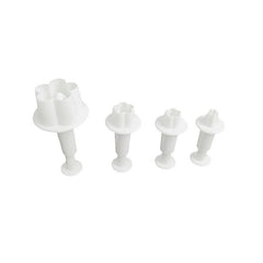 4pcs Petal Spring Press Mold Flap Sugar Cookie Decoration Chip Press Mold