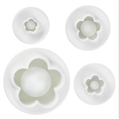 4pcs Petal Spring Press Mold Flap Sugar Cookie Decoration Chip Press Mold
