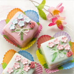4pcs Petal Spring Press Mold Flap Sugar Cookie Decoration Chip Press Mold