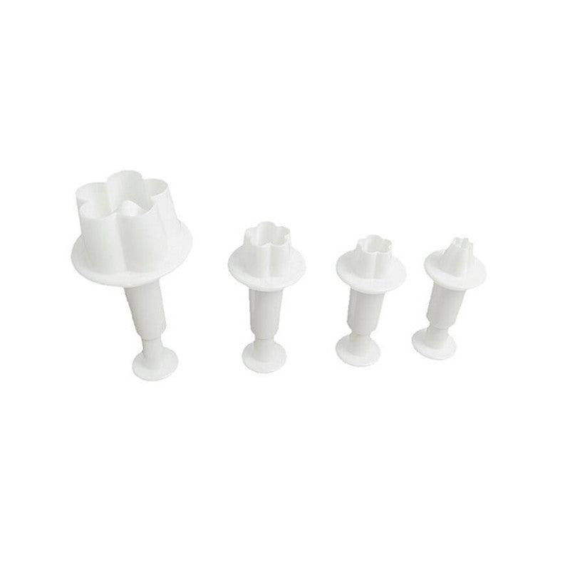 4pcs Petal Spring Press Mold Flap Sugar Cookie Decoration Chip Press Mold