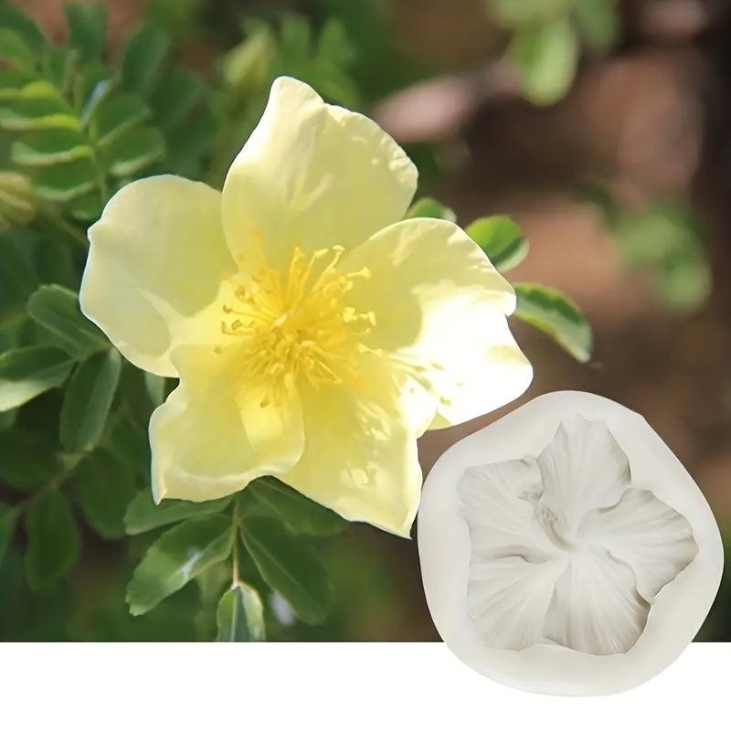 3D Silicone Mold Rosin Flower Fondant DIY Desserts Cake Toppe