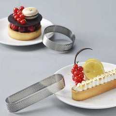9pcs Stainless Steel Mousse & Tart Rings Baking Kit