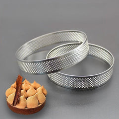 9pcs Stainless Steel Mousse & Tart Rings Baking Kit
