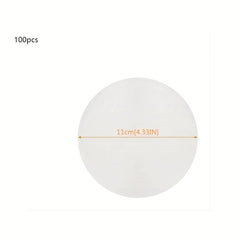 100pcs Parchment Papers Non Stick Wax Paper Sheets For Burgers