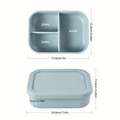 Leakproof Silicone Insulated Lunch Box for Office Workers, Teens, Back to School