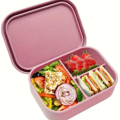 Leakproof Silicone Insulated Lunch Box for Office Workers, Teens, Back to School