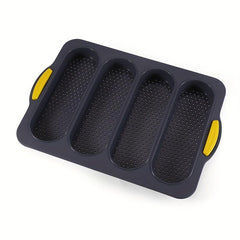 Silicone Baguette Baking Mold 4 Cavities Non Stick French Bread Pan