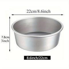 1pc Aluminum Cake Pan with Removable Bottom Baking Mold