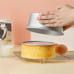 1pc Aluminum Cake Pan with Removable Bottom Baking Mold