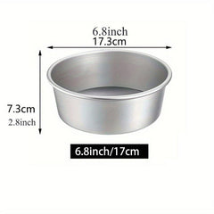 1pc Aluminum Cake Pan with Removable Bottom Baking Mold