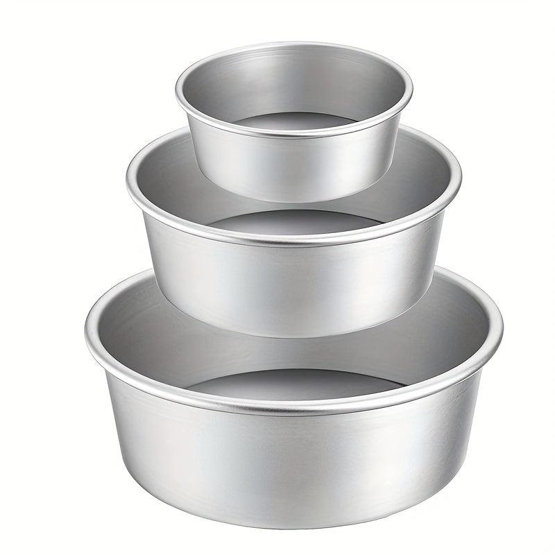 1pc Aluminum Cake Pan with Removable Bottom Baking Mold