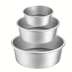 1pc Aluminum Cake Pan with Removable Bottom Baking Mold