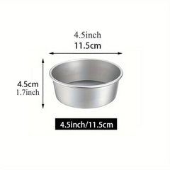 1pc Aluminum Cake Pan with Removable Bottom Baking Mold