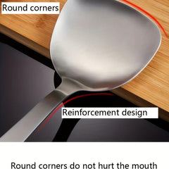 Metal Spatula Wok Spatula Soup Ladle Stainless Steel Kitchen Utensil