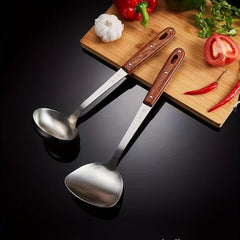 Metal Spatula Wok Spatula Soup Ladle Stainless Steel Kitchen Utensil