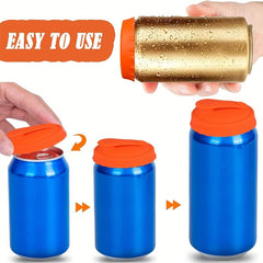 Silicone Can Lid Leak Proof Cap Reusable Cover For Carbonated Drinks