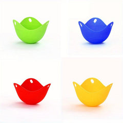 2pcs Silicone Egg Cooker Egg Poachers Kitchen Cooking Tool Accessory