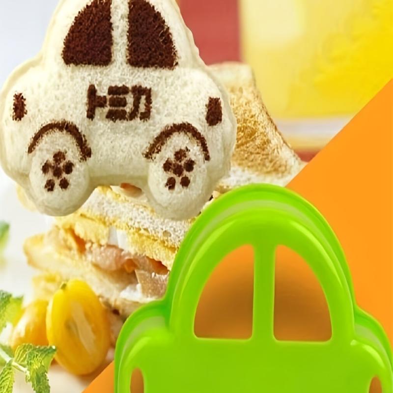 Car Shape Sandwich Mould Bread Mold Cutters Stamps Maker Embossed Device